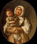 Джакомо Черути (Питочетто). Мать и дитя. Около 1730. Художественный музей. Лос-Анджелес